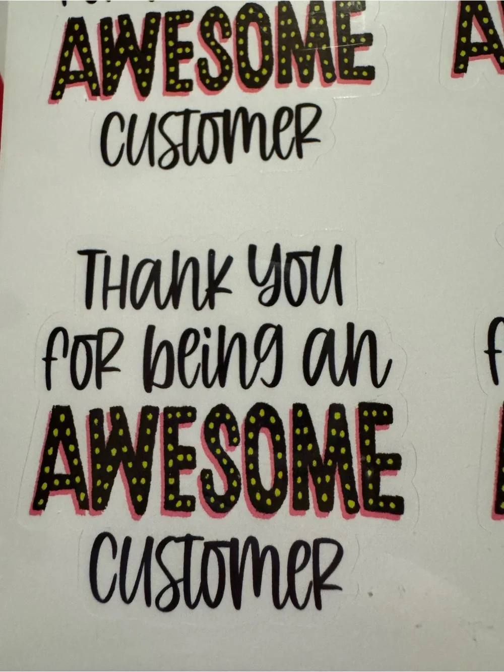 ★ 42 Awesome Customer Thank You Stickers Small Business Packaging Labels